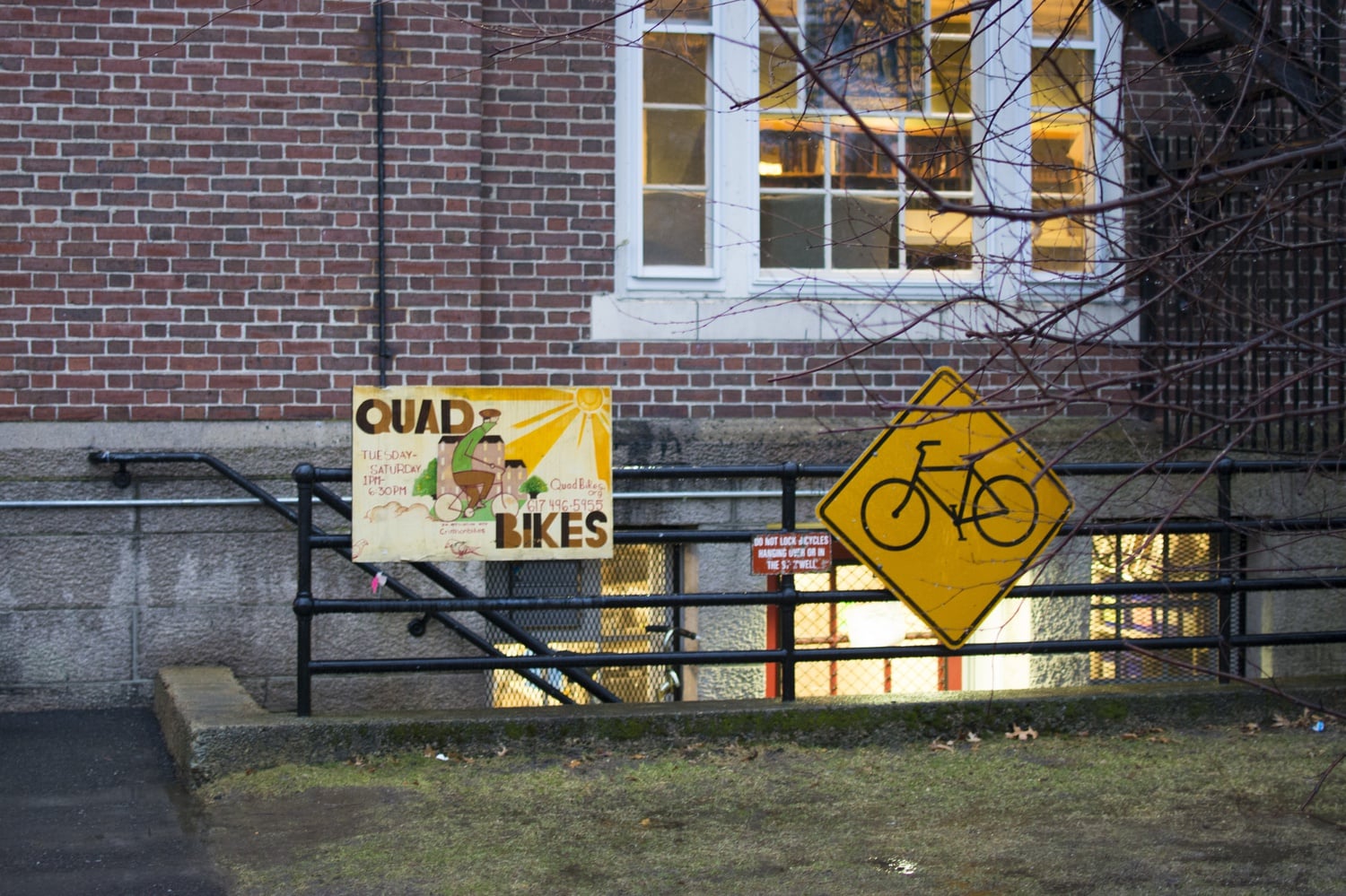 Quad Bikes, a nonprofit bike shop in the basement of Cabot House, closed its doors in 2020 due to the pandemic.