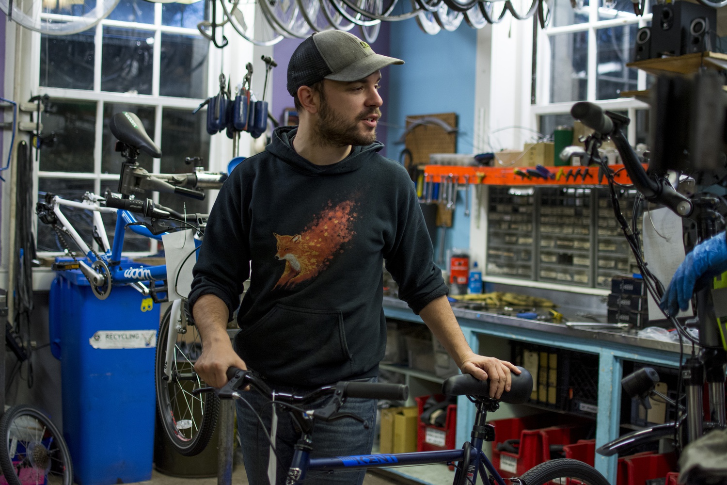 "We're all kind of the manager," says Neil L. McMullen, who has been working at Quad Bikes for five years.