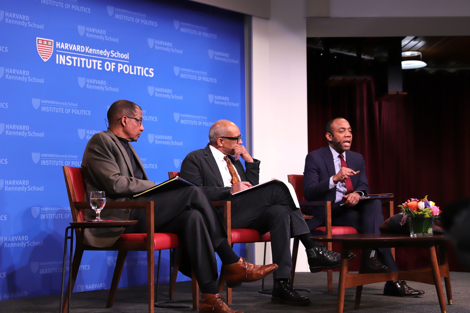 Law School Professor Randall L. Kennedy and Kennedy School Professor Cornell Brooks spoke Friday at the IOP Forum about the need for reparations.
