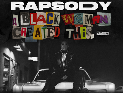 Cover image for Banner from Rapsody's "A Black Woman Created This" tour