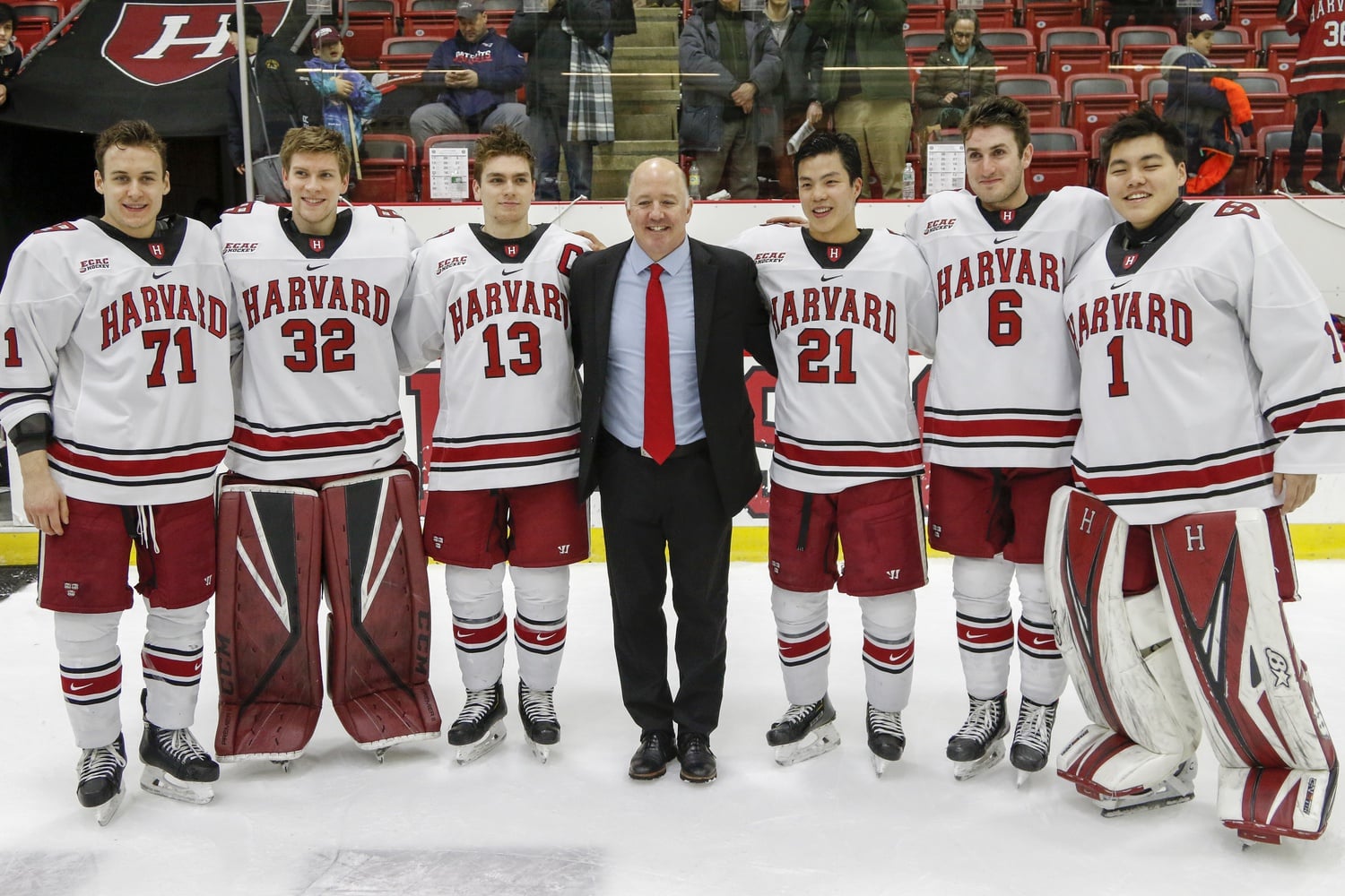 The senior class has won 75 games in its four years at Harvard, has been to the Frozen Four once, and has had three trips to Lake Placid.