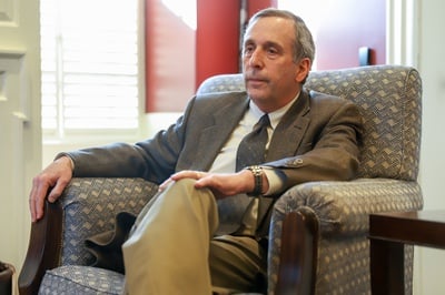 Cover image for A Month After Campus Emptied, Bacow Considers Plans for the Fall Semester, Looks Back on Decision to Send Students Home