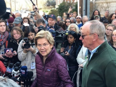 Cover image for Warren Suspends Presidential Bid After Disappointing Super Tuesday Showing