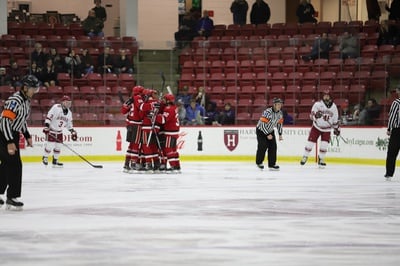 Cover image for Men's Hockey Bests St. Lawrence in Game One of ECAC First Round