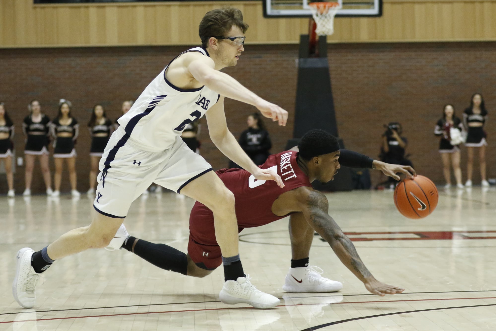 Rio Haskett knocked down three triples and finished in double digits.