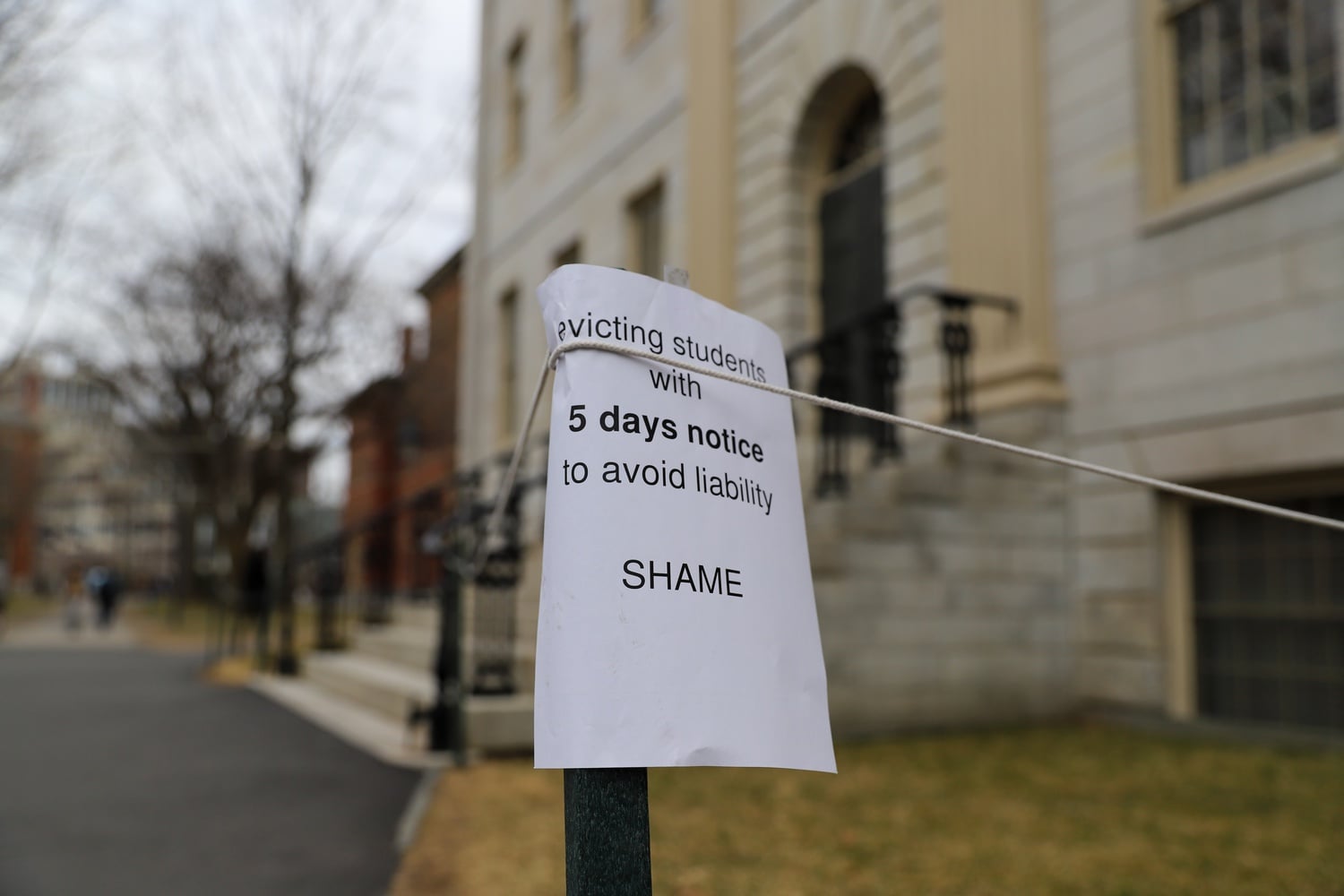 On Tuesday morning, Harvard University announced it would transition to virtual instruction for graduate and undergraduate classes after spring break. Harvard College students must vacate their houses and dorms by March 15.