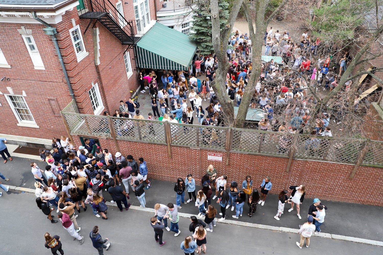 The Owl, a final club at Harvard, hosted a daytime party following the College's announcement that students must evacuate campus.