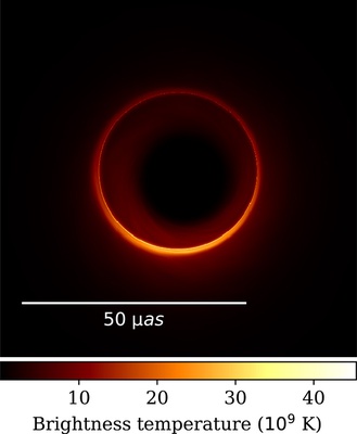 Cover image for Harvard Physicists Refine Images of Black Hole