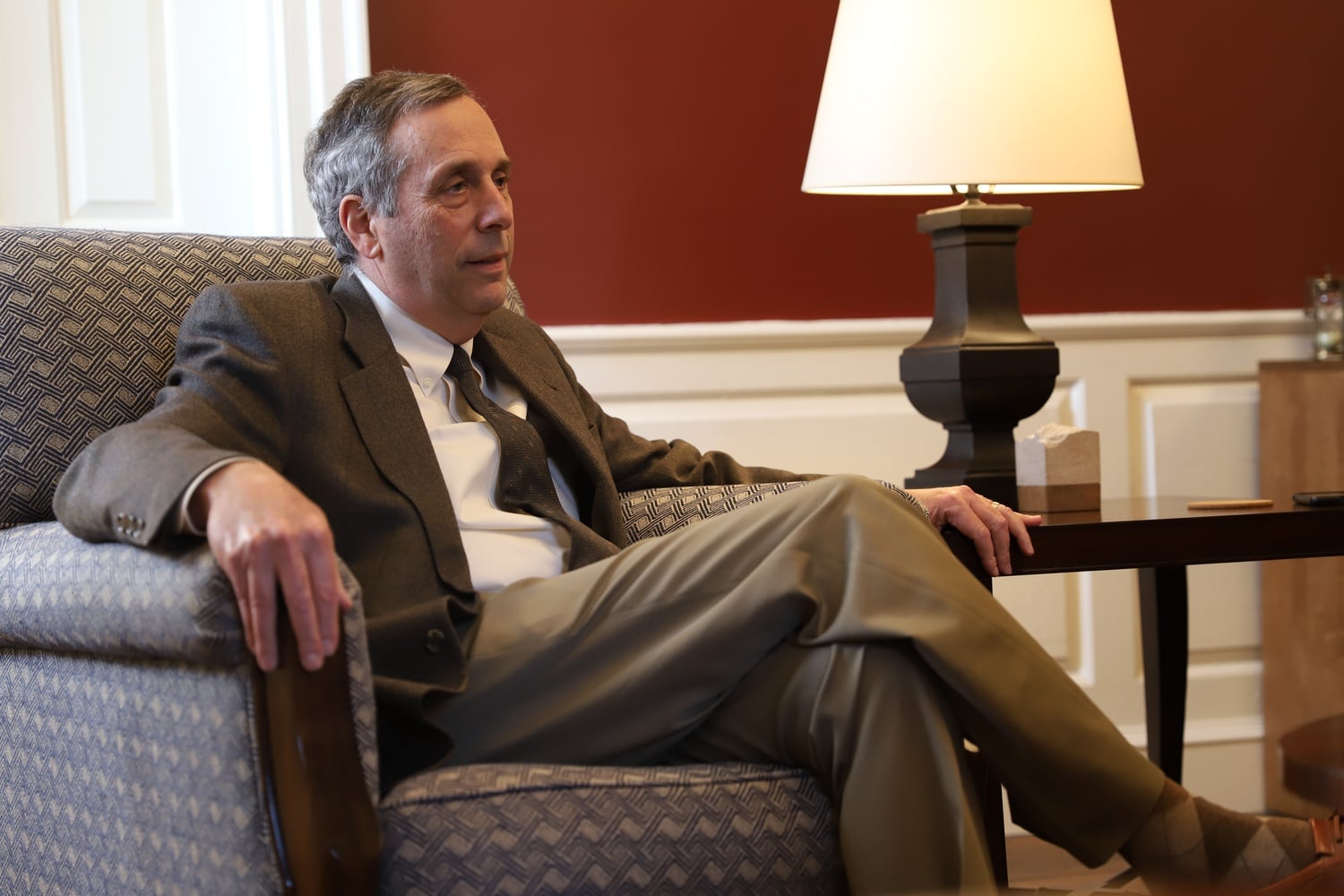 University President Lawrence S. Bacow said in an interview with The Crimson Friday that the University decisions on whether instruction would take place in person in the fall will depend on individual schools' capabilities.