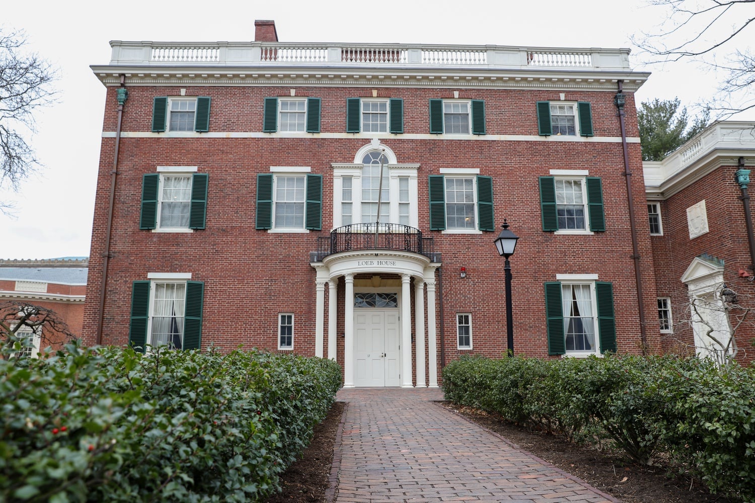 The Harvard Board of Overseers and other administrators often hold many of their meetings in Loeb House.
