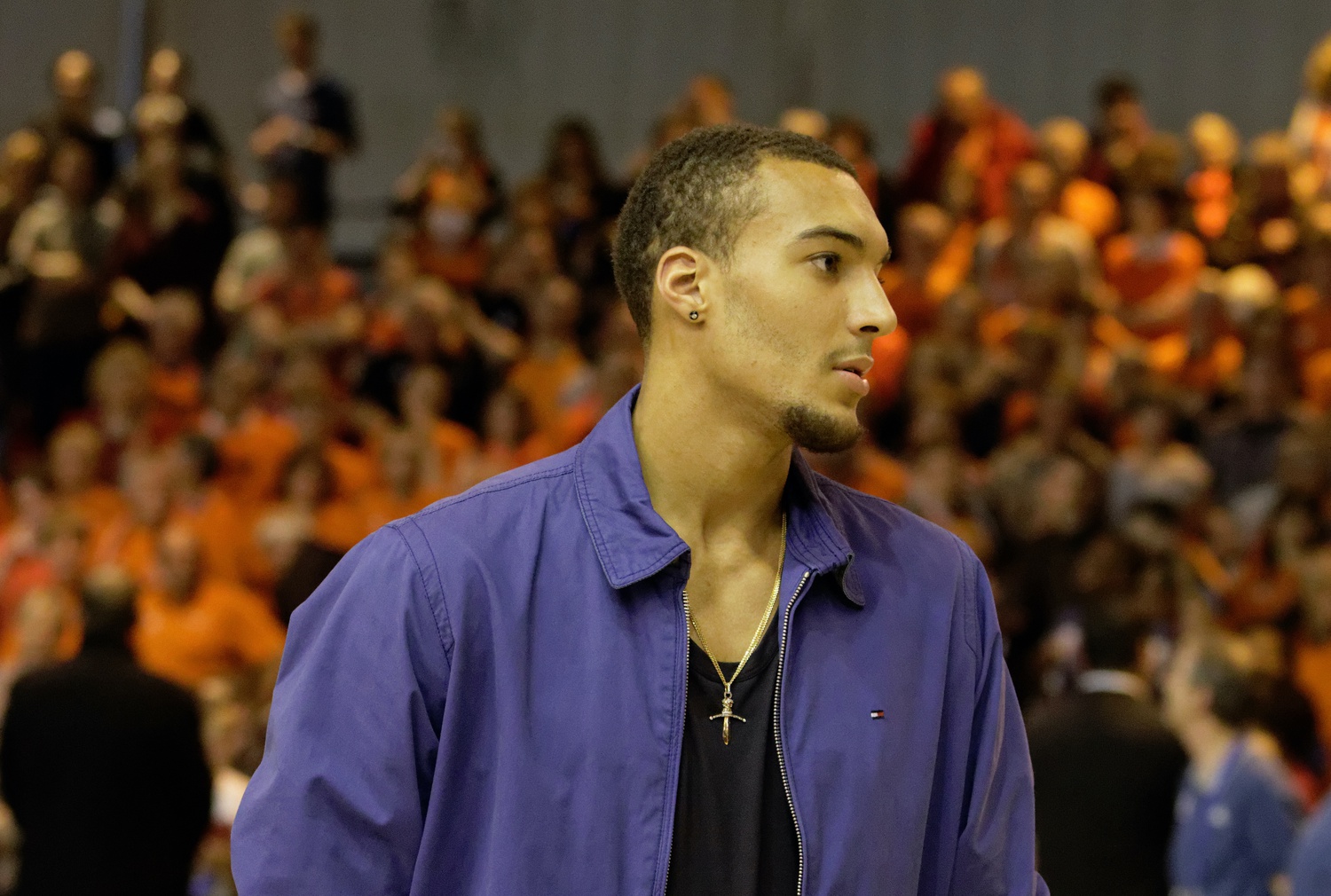 Rudy Gobert-Bourgarel, a French professional basketball player for the Utah Jazz,  tested positive for COVID-19 on Mar. 11.