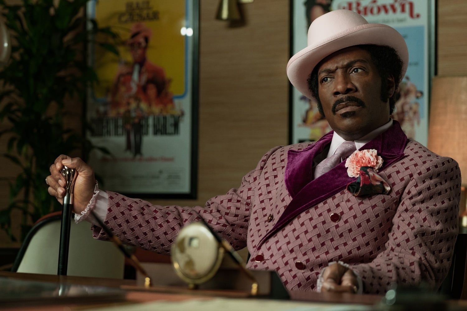 Eddie Murphy stars as Rudy Ray Moore in "Dolemite Is My Name" (2019), directed by Craig Brewer.