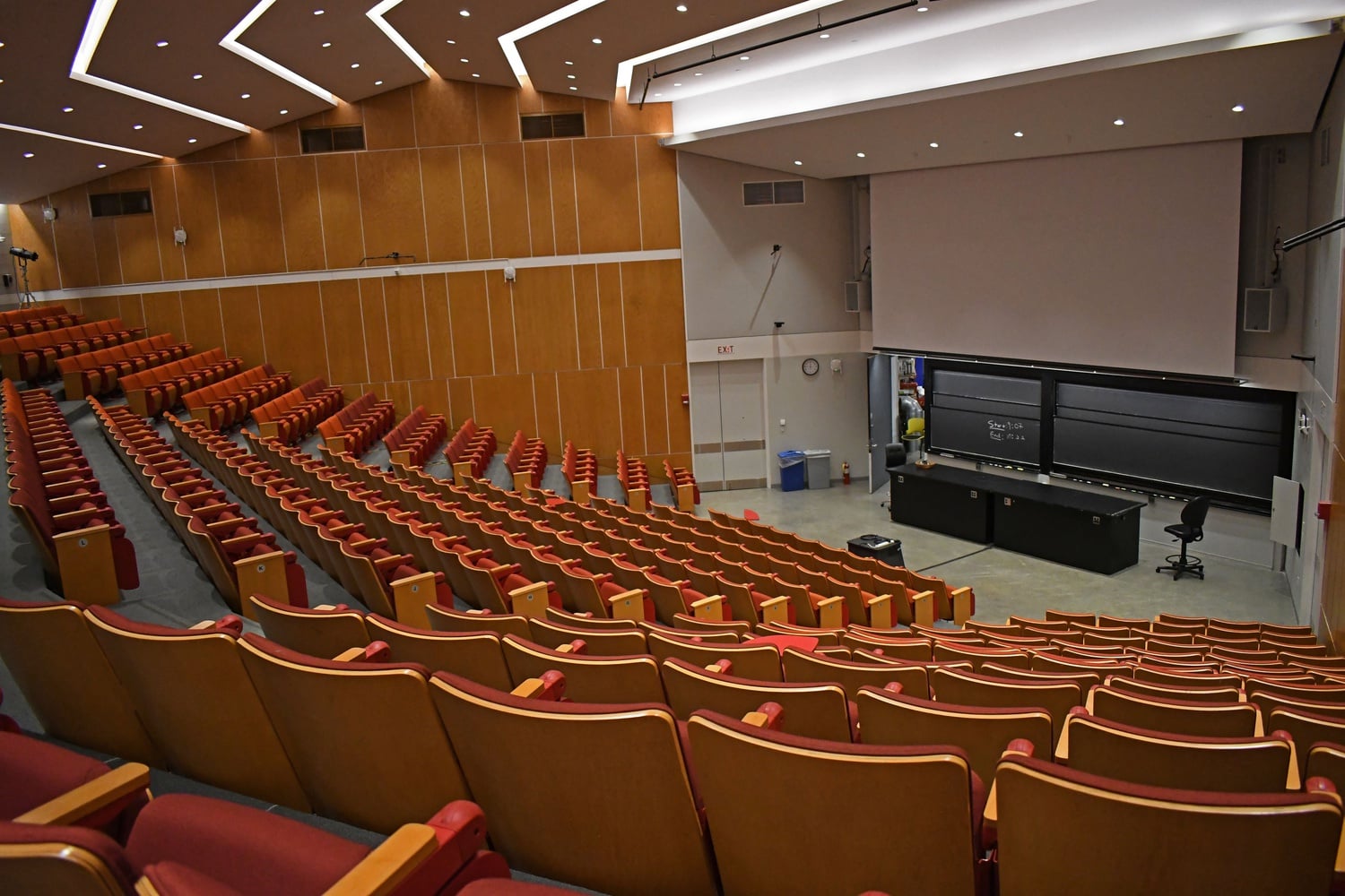 Under social distance guidelines for a possible return to campus, large lecture courses held in halls like Science Center C would require a significantly different organization to ensure distance is kept between each student.