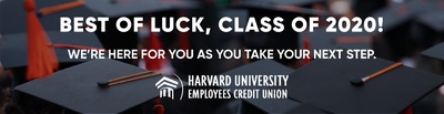 Cover image for Harvard University Employees Credit Union 2020 Congratulations Ad