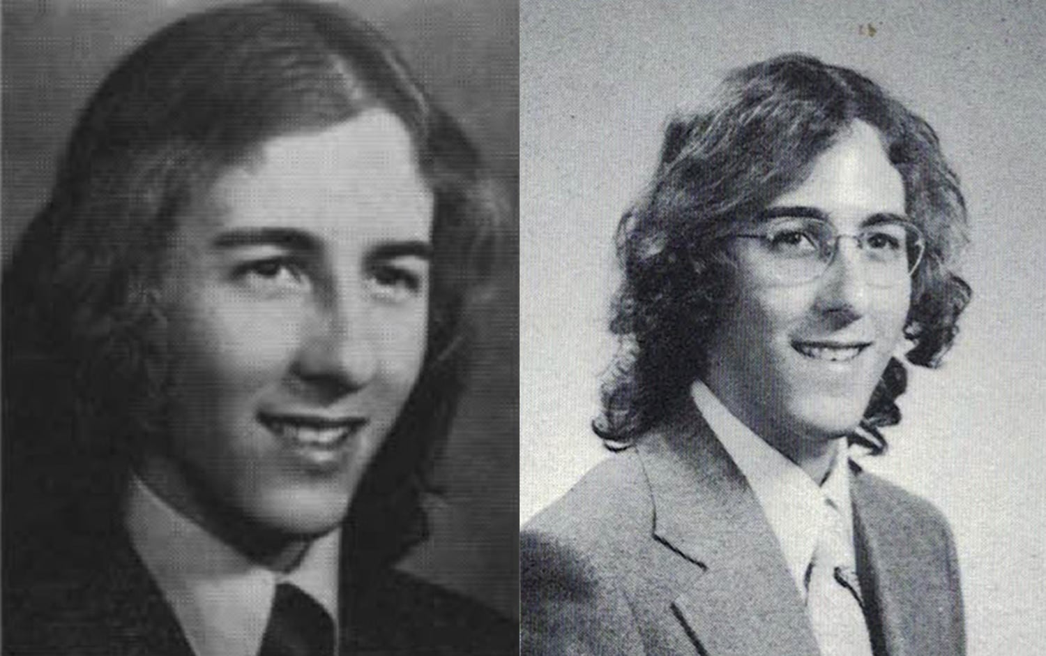 In the Class of 1976's Freshman Register from Harvard University, University President Alan M. Garber '76 is pictured, left, stating his interest to study Biology. In the Class of 1976's Yearbook, Garber is pictured, right, stating his concentration in Economics.