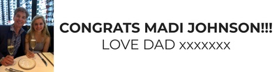 Cover image for Madi Johnson's 2020 Graduation Ad