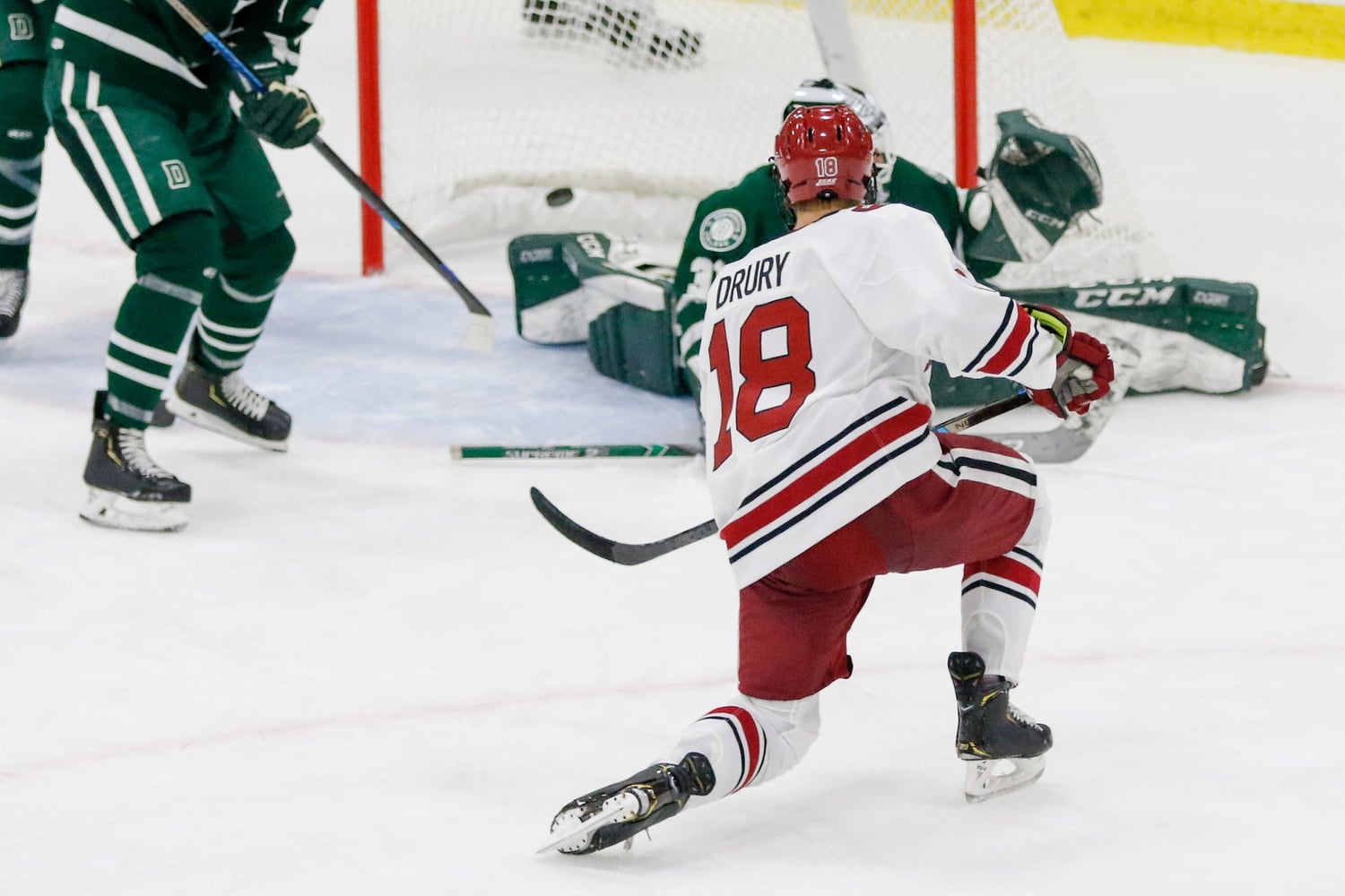 Sophomore forward Jack Drury emerged as one of college hockey's young stars in 2019-2020.