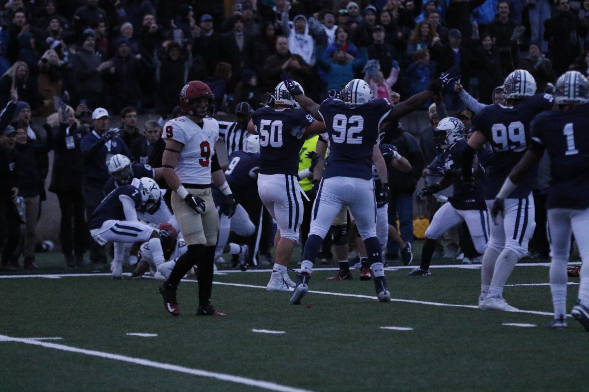 Yale pulled out its heart-wrenching comeback amidst the cover of darkness thanks to the Yale Bowl's lack of lights.
