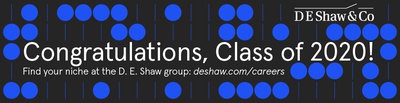 Cover image for D.E. Shaw Congratulates Class of 2020