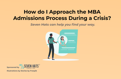 Cover image for Seven Hats Consulting: How do I Approach the MBA Admissions Process During a Crisis?
