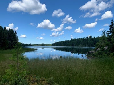 Cover image for Summer Postcard: Strangers on Lake Superior