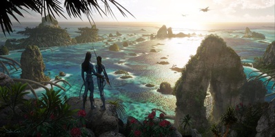 Cover image for 'Avatar 2' concept art