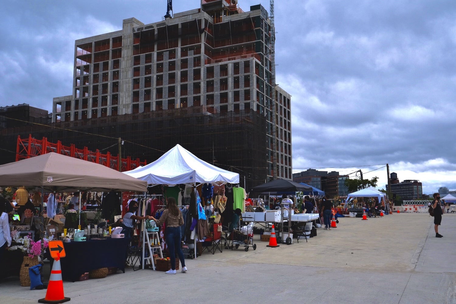 Every weekend since Aug. 9 of this year, local vendors have flocked to Greenpoint, Brooklyn to set up shop under canvas tents (all stationed six feet apart from each other, of course).