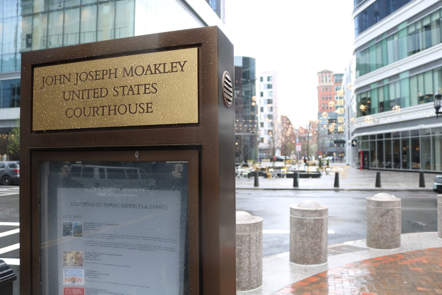 The First Circuit Court of Appeals for the District of Massachusetts is located in the John Joseph Moakley U.S. Courthouse.