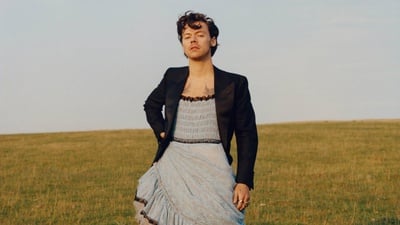 Cover image for Harry Styles Vogue cover shoot