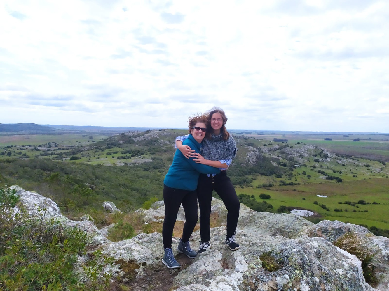 Spending the fall in Uruguay has allowed Saavedra to reconnect with family members she hasn't seen in years.