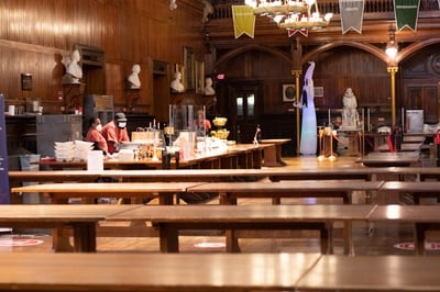 Cover image for An Empty Annenberg Dining Hall