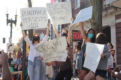 Cover image for Biden Victory in Harvard Square