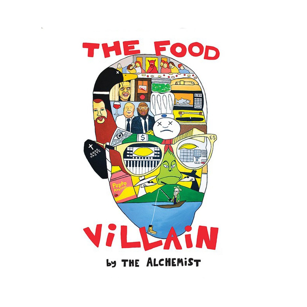 Album cover for The Alchemist's "The Food Villain"