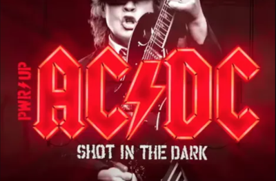 Cover image for Promotional art for AC/DC's "Shot in the Dark"