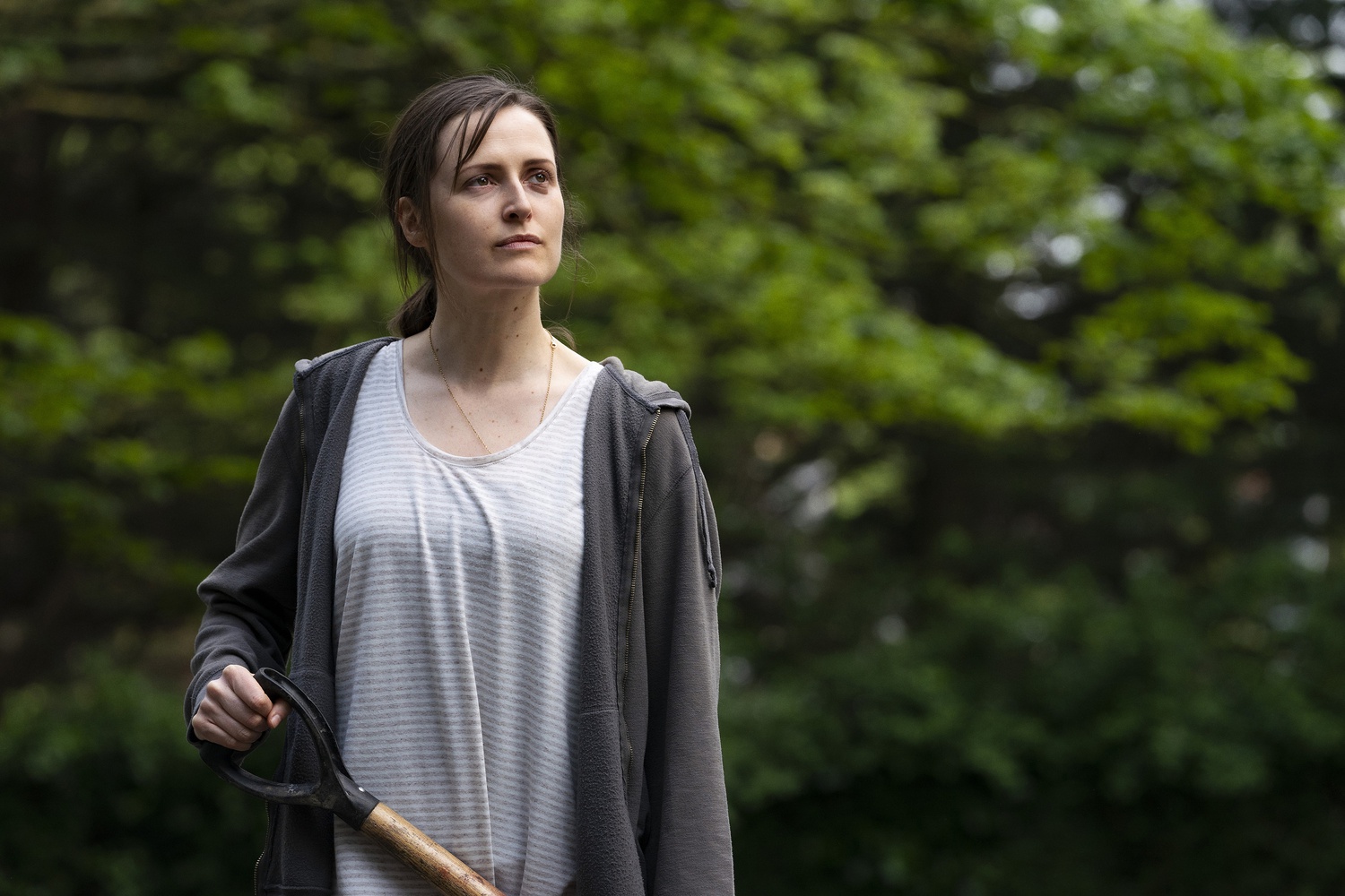 Clare Dunne stars as Sandra in "Herself" (2020), directed by Phyllidia Lloyd.