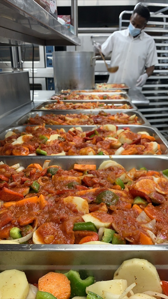 Ascia Cafe prepares meals for distribution through the CommonTable restaurant program, which Commonwealth Kitchen created and runs.