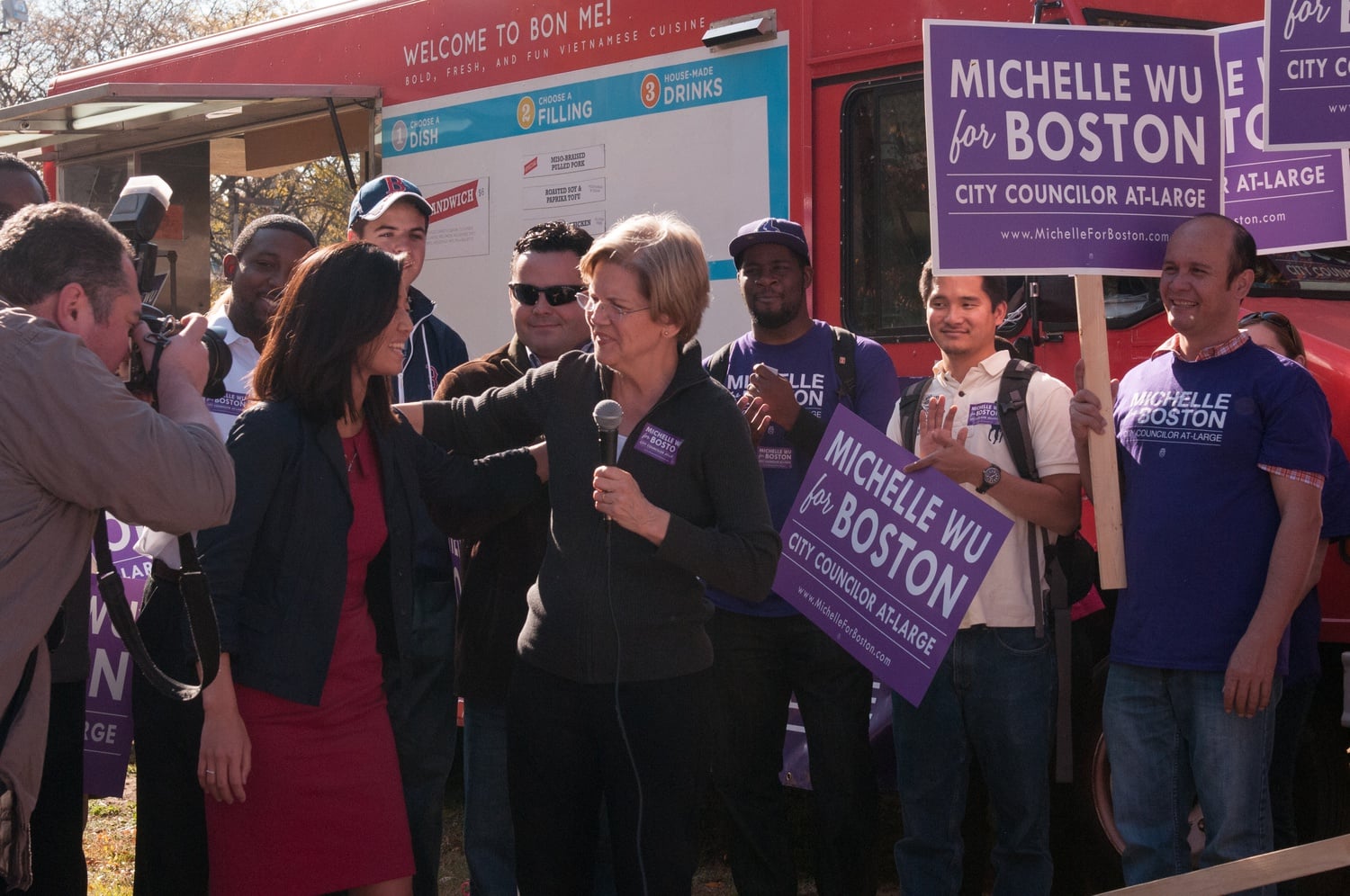 Boston mayoral candidate Michelle Wu '07 garnered several high-profile endorsements in the past month, including one from U.S. Senator Elizabeth Warren (D-Mass.).