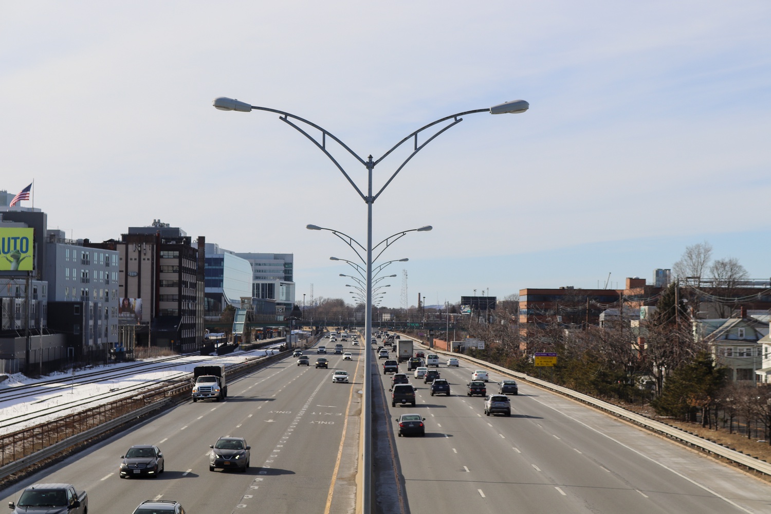 The Allston Multimodal Project would make major improvements to the I-90 corridor in Allston, but state officials have indicated the project could be scaled back if Boston and Harvard do not agree to provide more funds.