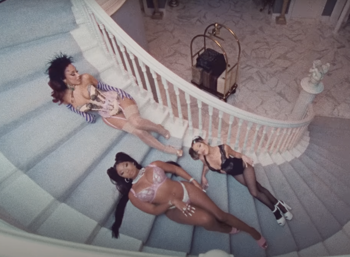 Ariana Grande's music video for the "34+35" remix.