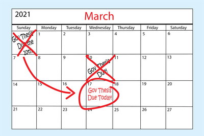 Cover image for Some Departments Delay Senior Thesis Deadlines Due to Covid-19 Disruptions