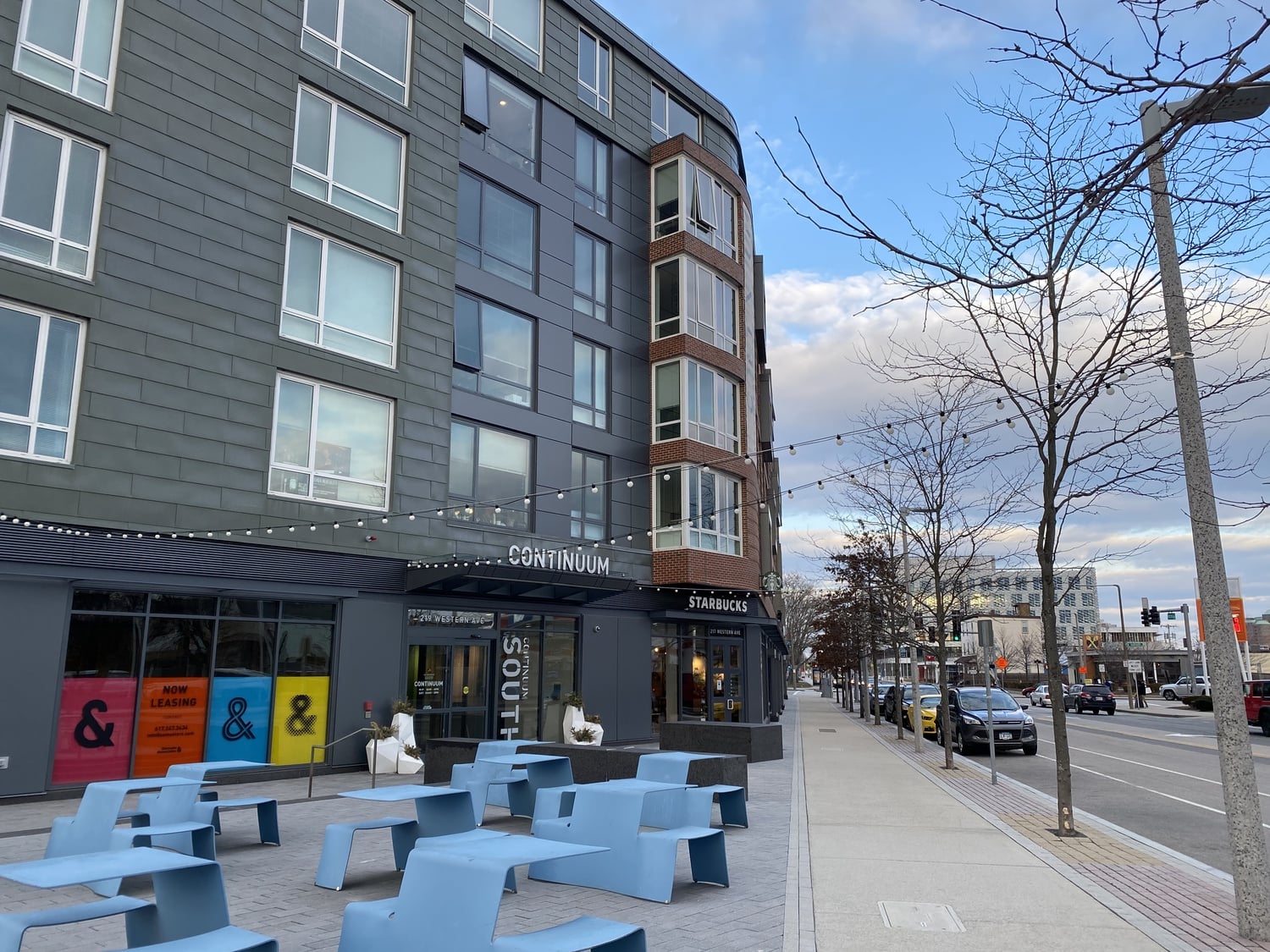 Continuum is an apartment and retail development located at Barry's Corner.