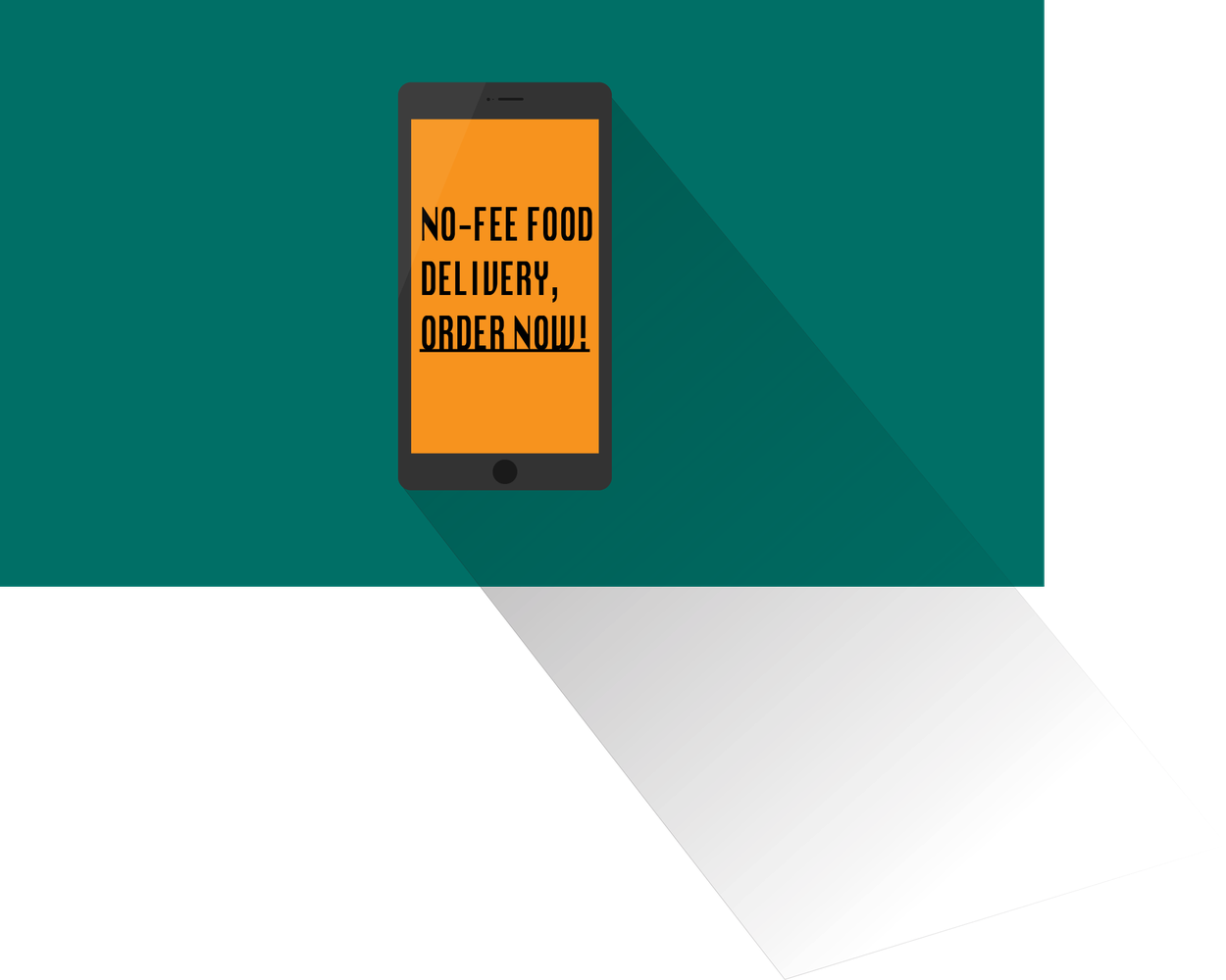 A food delivery app.