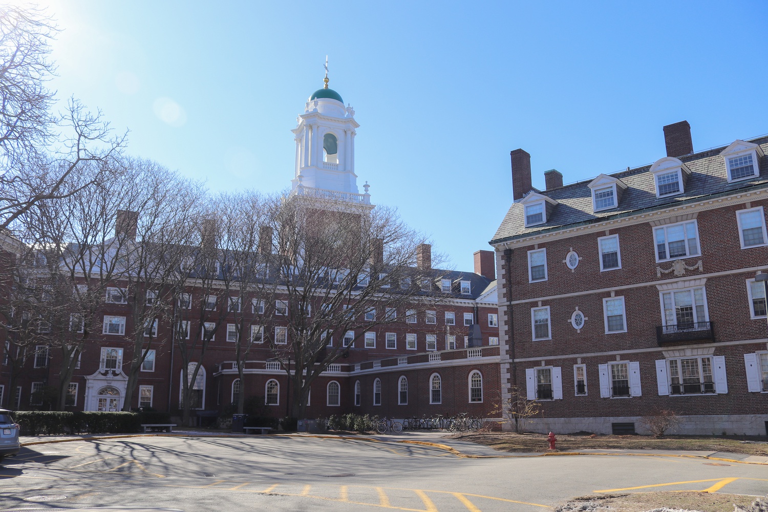 Some Harvard students lived in the College's upperclassmen houses over the summer, including Eliot House.