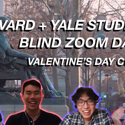 Cover image for Can Harvard + Yale Students Fall in Love via Zoom? Inspired by "36 Questions That Lead to Love"
