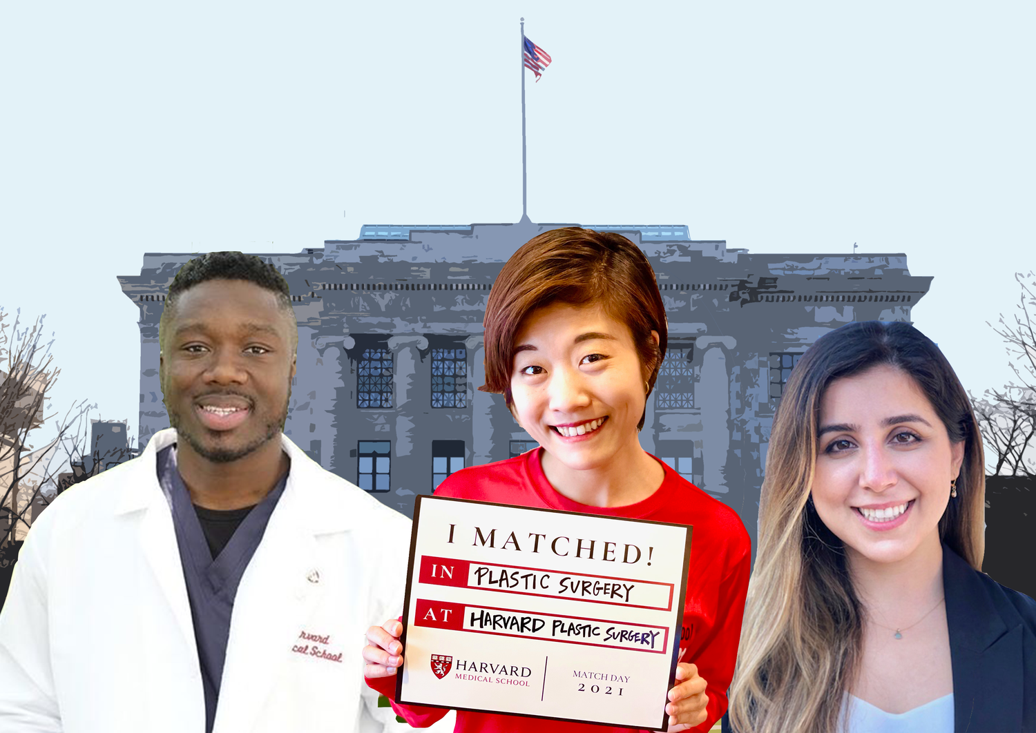 Fourth-year Harvard Medical School students learned Friday in an event known as “Match Day” where they will spend their residencies. The festivities were held virtually this year.