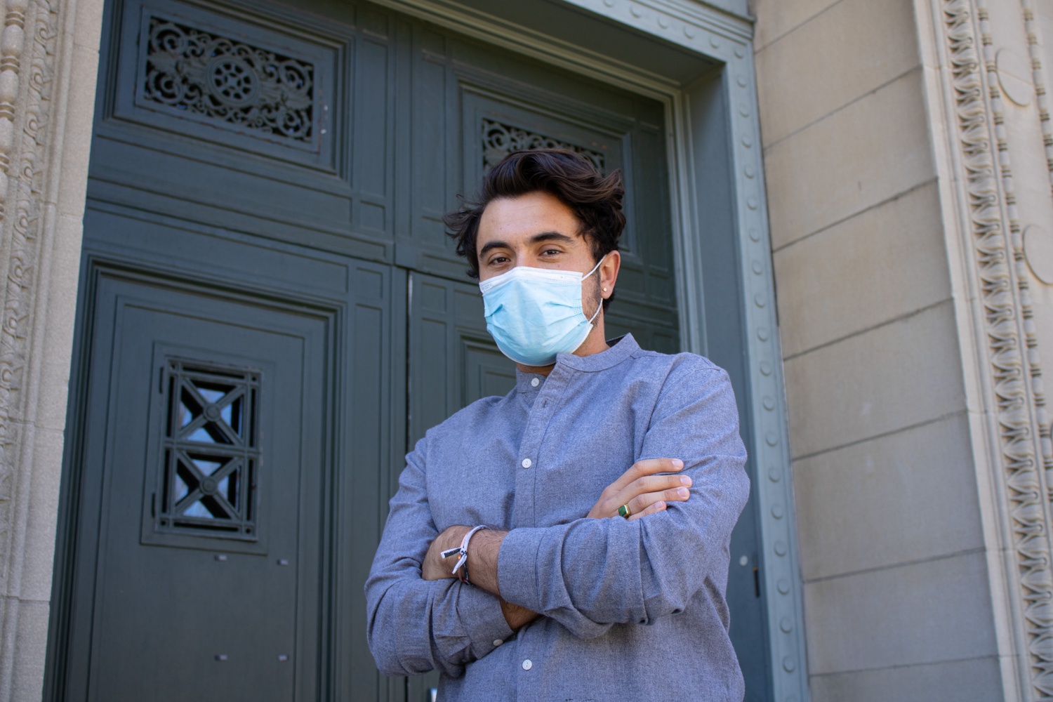 Third-year law student Juan A. Espinoza has been pushing for Harvard Law to diversify its course offerings and faculty.