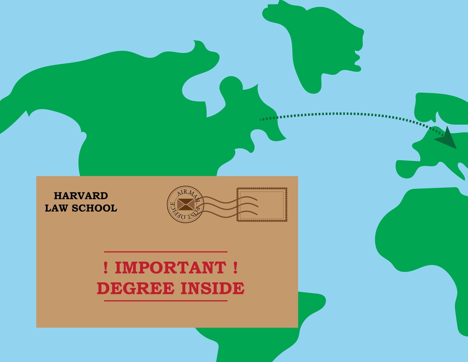 This year's cohort of Master of Laws students — which is composed almost entirely of international students — at Harvard Law School will receive their diplomas without ever having set foot on campus for classes.