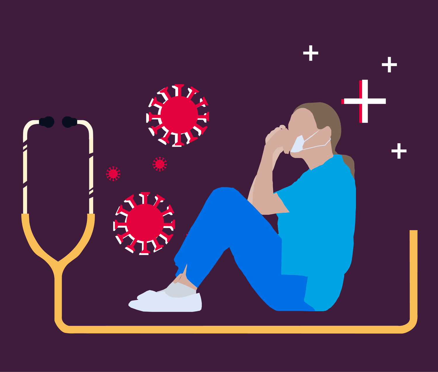 Despite more than a year of trying to cope with the tremendous emotional distress, medical professionals have largely not been able to take time off.