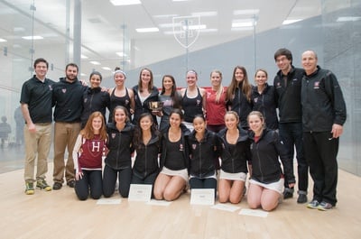 Cover image for Women's Squash Team's Sweet Taste of Victory