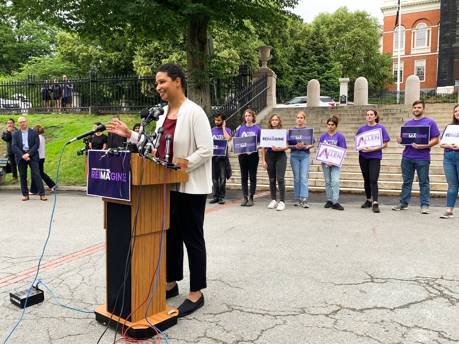 Harvard Professor Danielle S. Allen launched her campaign for governor of Massachusetts last June.